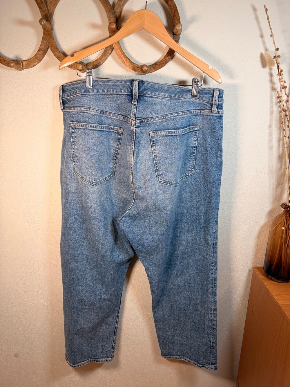 Torrid High Rise Ankle Crop Jeans Size 16 Light Wash Straight Leg Stretch - Picture 2 of 6